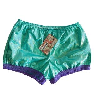 Miss Alphabet Blue Holographic Lovecore Hotpants